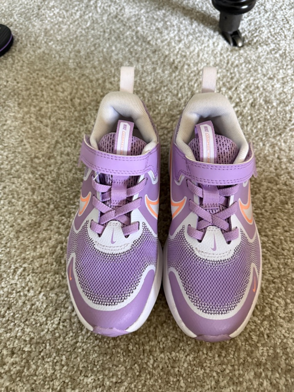 Nike Kids' Lavender and Peach Sneakers